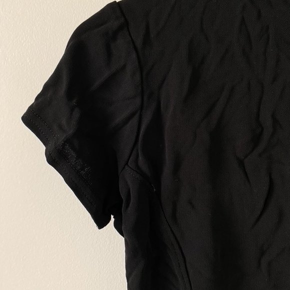 Armani Exchange Short Sleeve Black Turtleneck - Picture 4 of 8